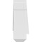 Ekena Millwork Davenport Architectural Grade PVC Gable Bracket, 60"W x 10"H x 4"D x 4"F, 4/12 Pitch GBP060X10X0404DAV00 - alternate 5